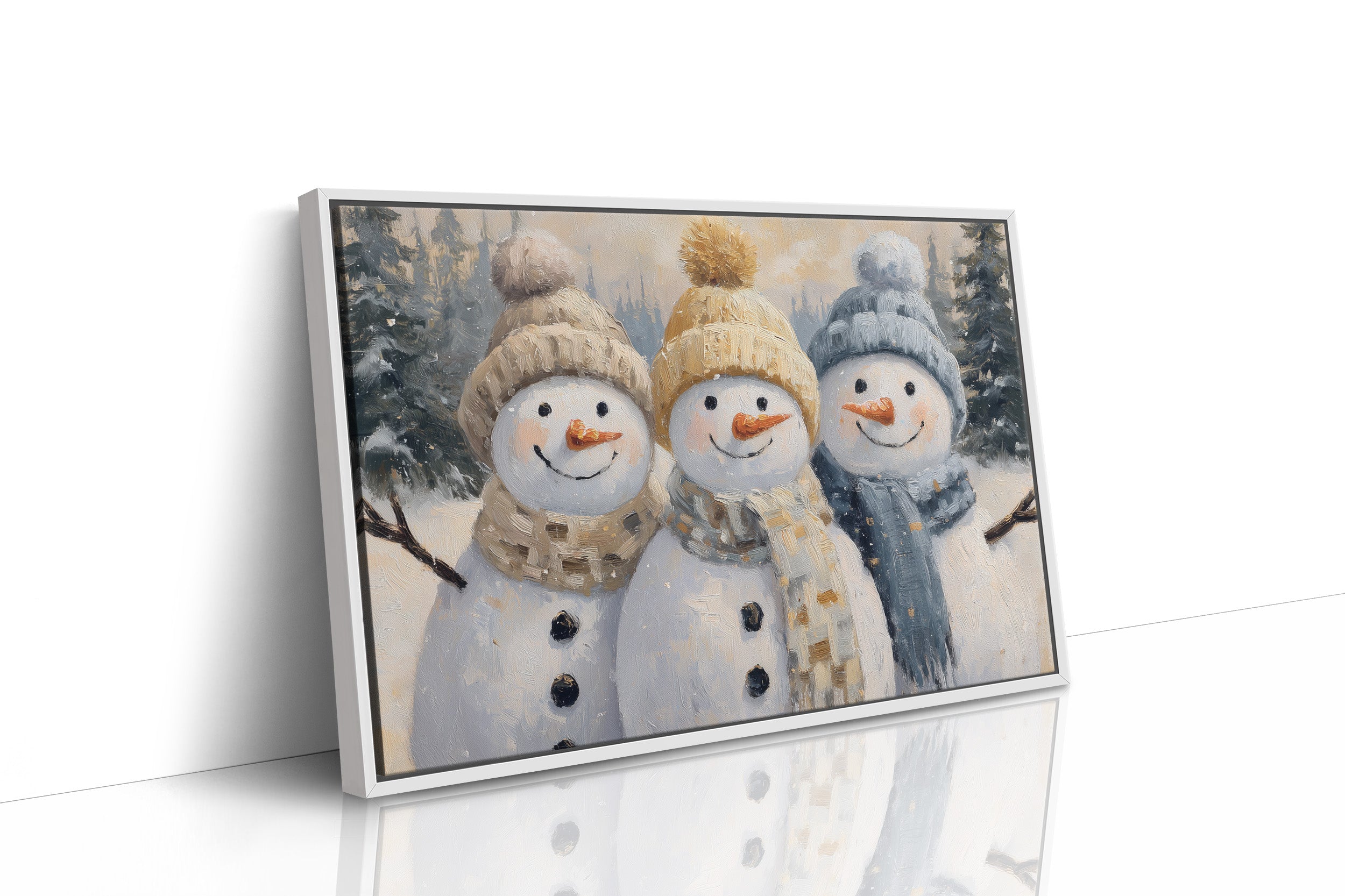 Three Friends Share Winter's Magic