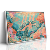 Sea Turtle Coral Reef Glide