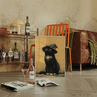 The Enchanted Feline Stares Back