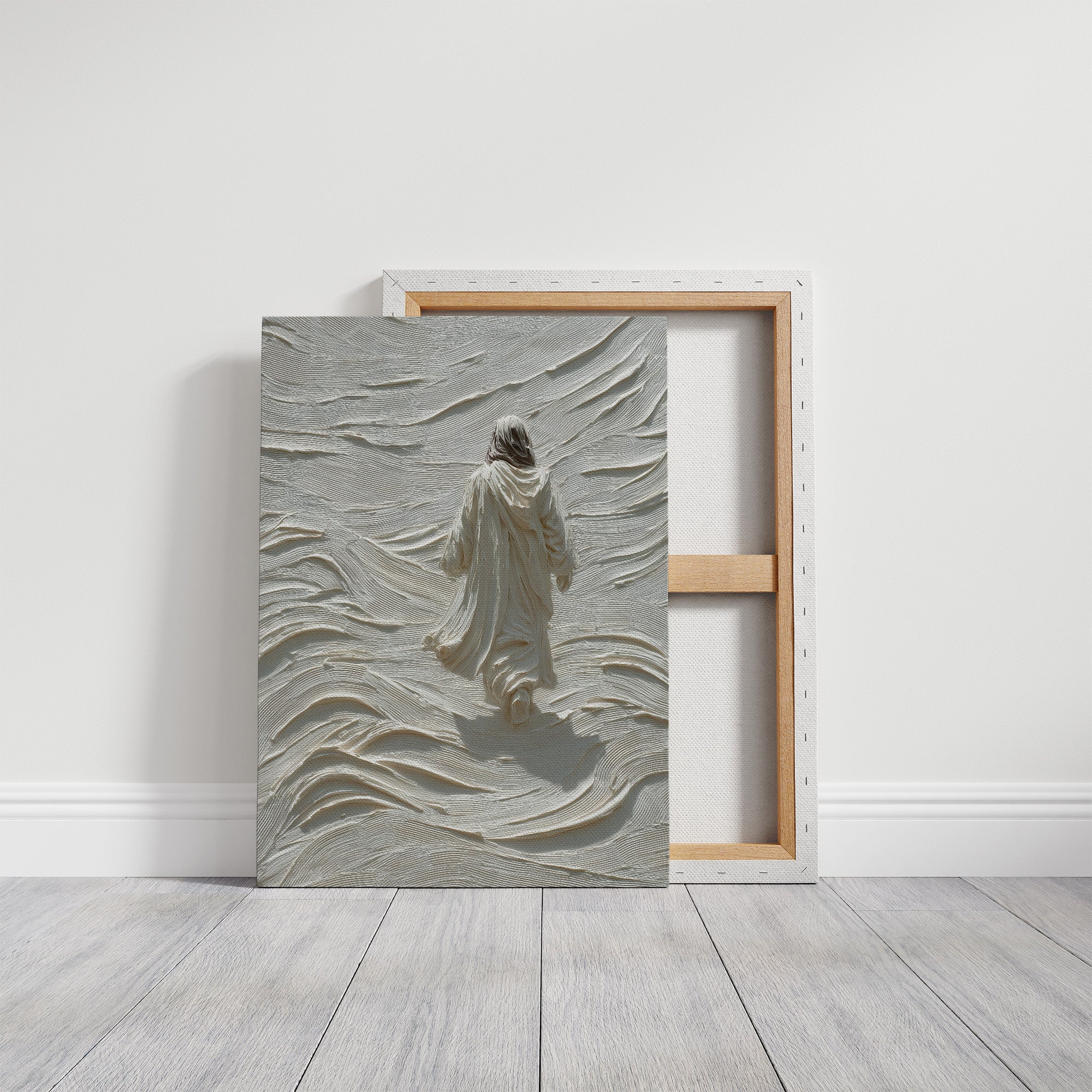 Solitary Path Through Textured Waves