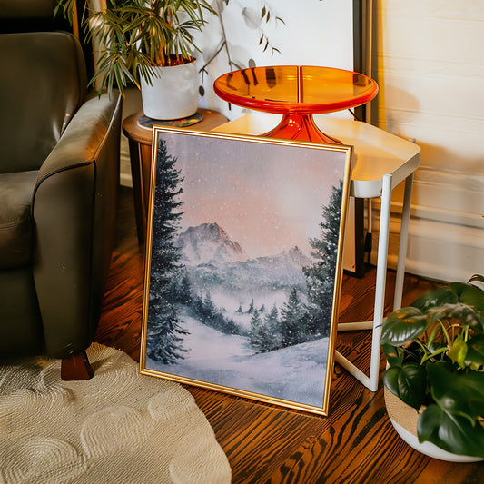When Mountains Cradle the Snow