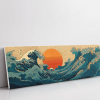 Waves Rise To Meet the Sun