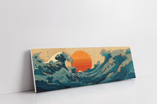 Waves Rise To Meet the Sun