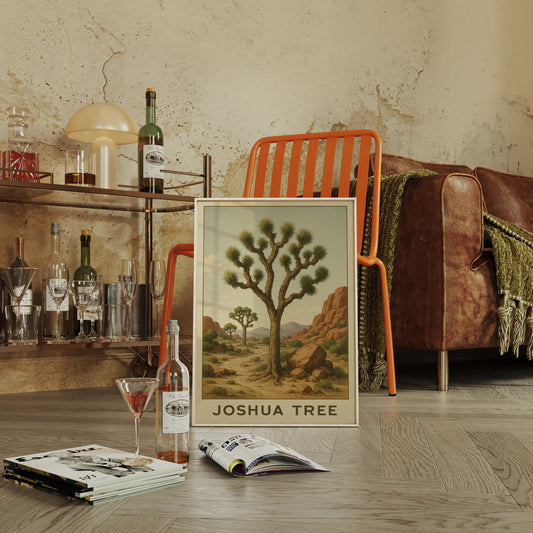 Joshua Tree Desert Landscape Art Print