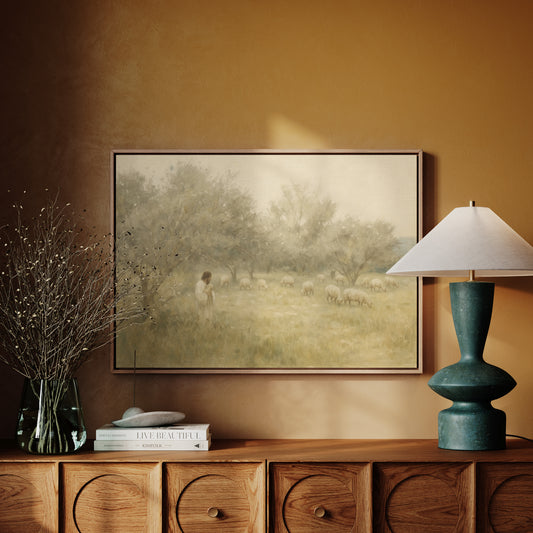 Shepherd Among the Blossoming Grove