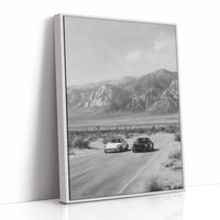 Desert Roads and Distant Peaks