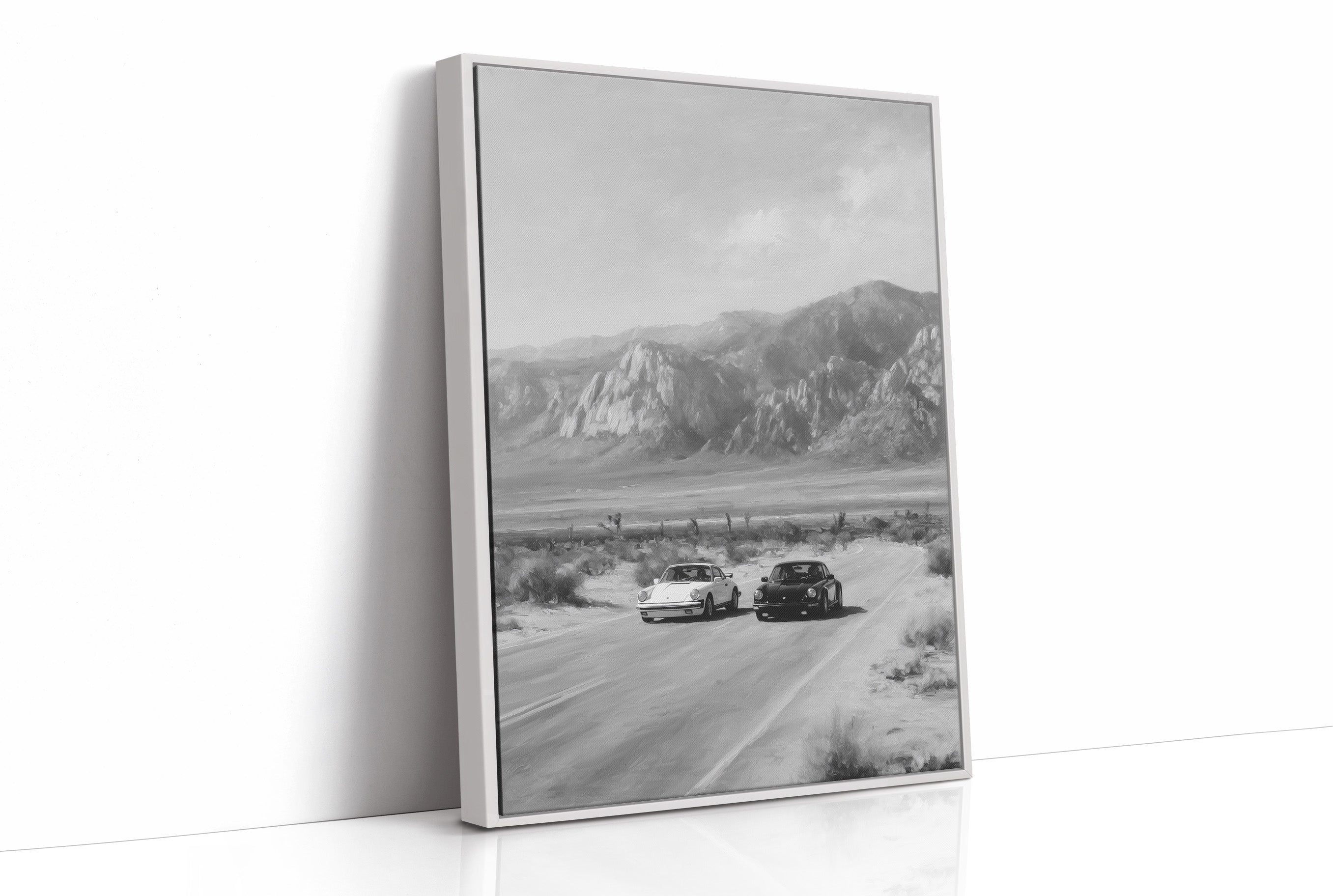Desert Roads and Distant Peaks