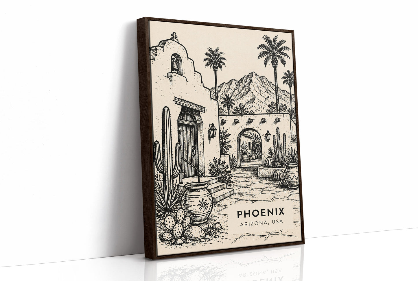 Phoenix, Adobe Courtyard