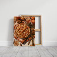Lattice Get This Pie Started, gallery wrapped canvas print shown front on