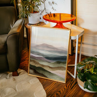 Mountains Breathe in Gentle Hues