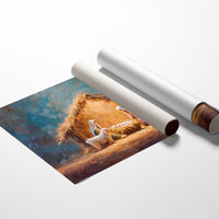 Sacred Light Among Humble Straw