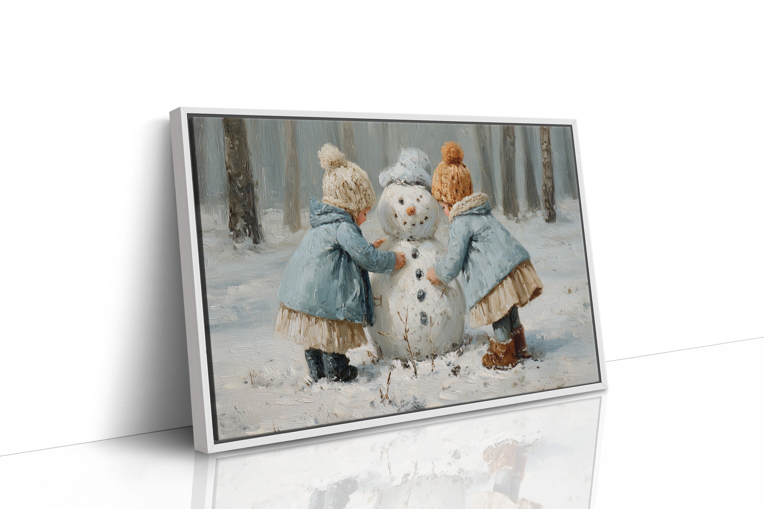 Winter Friends Share Secret Snow Tales