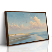 Birds Soar Above Coastal Reverie