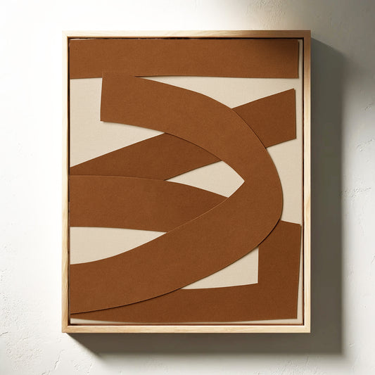 Terracotta Ribbons Weave Modern Tales