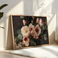 Blush Petals Dance In Lamplight