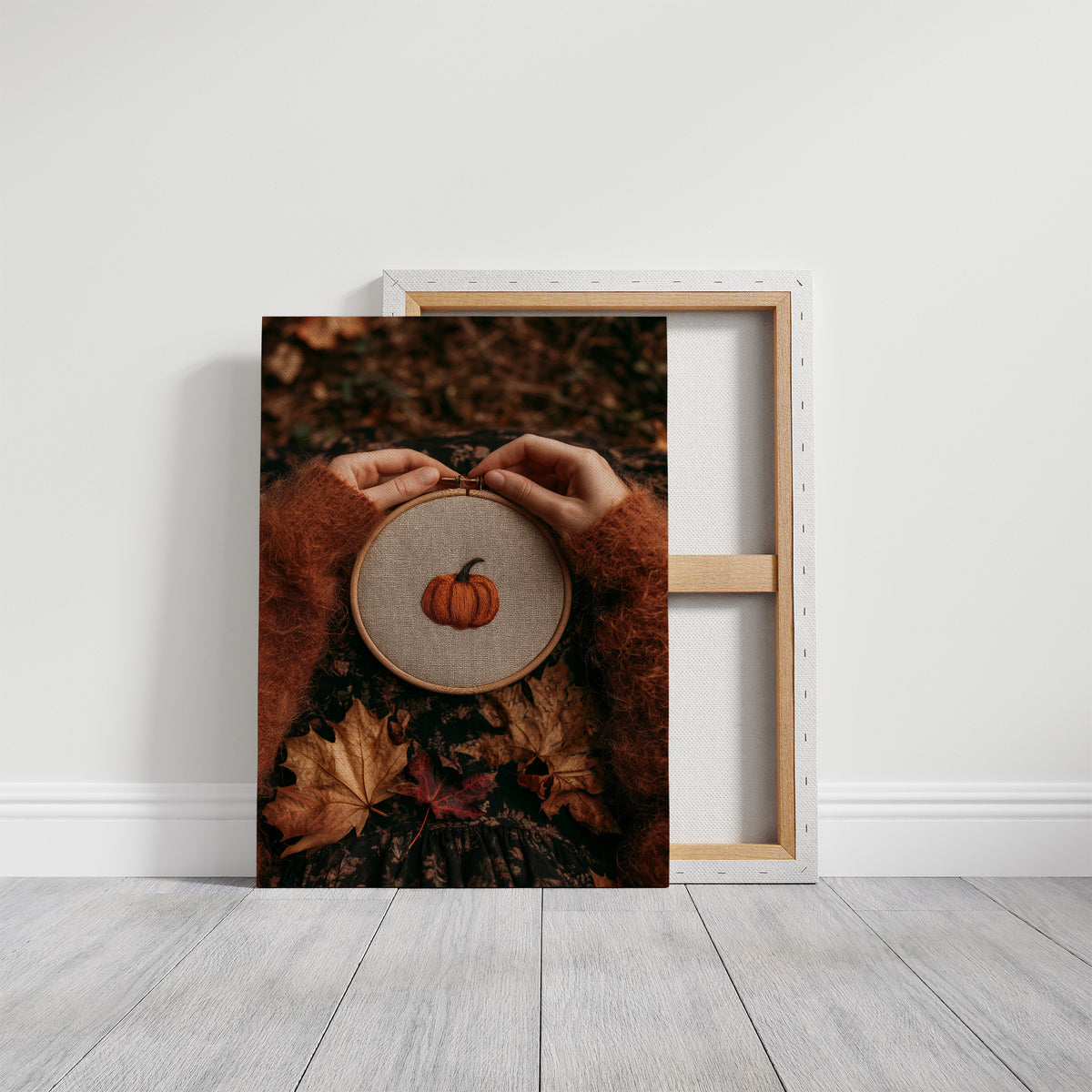 Sew Gourd, Sew Gourd, gallery wrapped canvas print shown front on