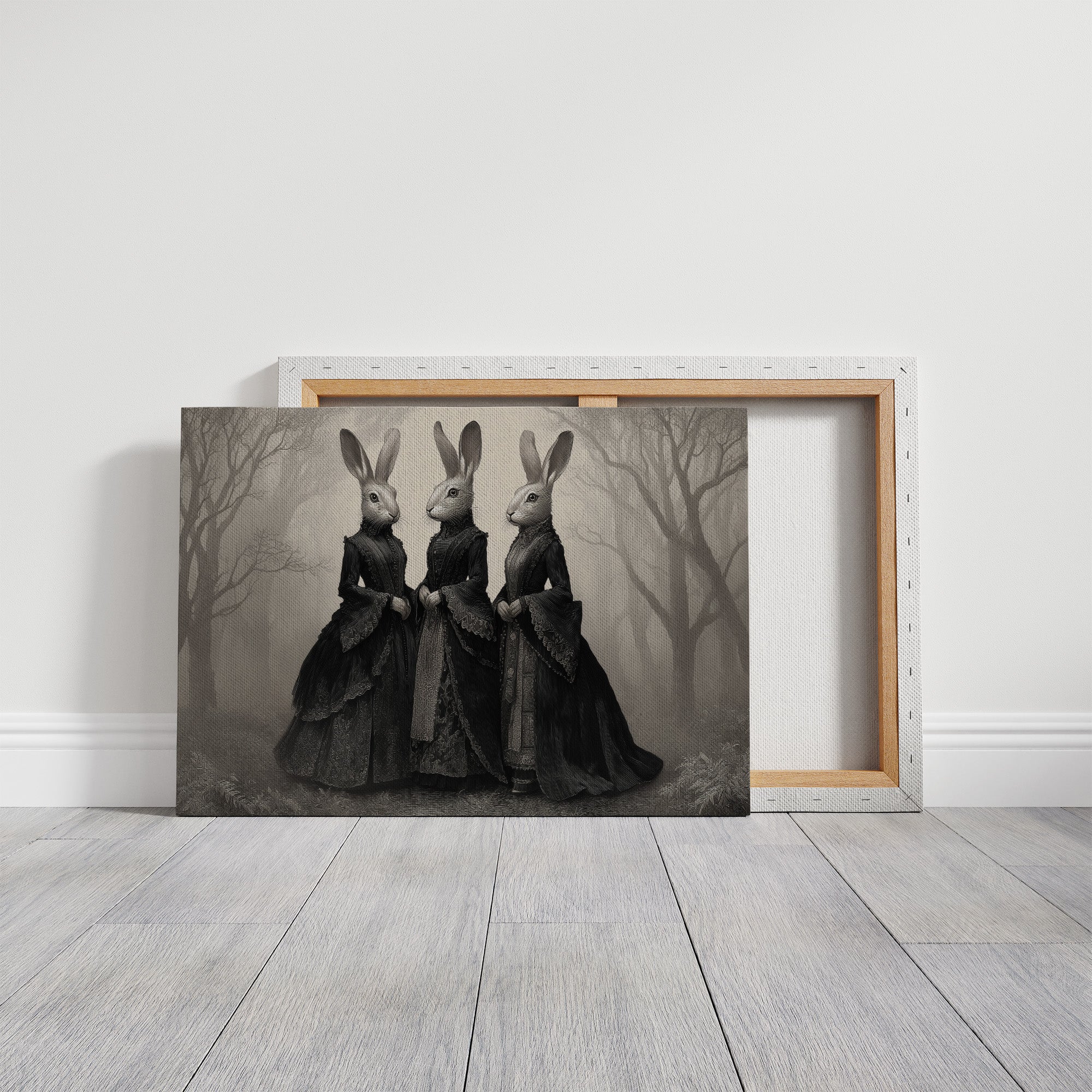 Victorian Hares Tell Forest Tales