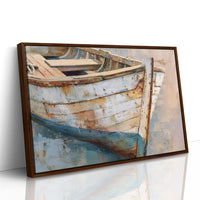 Weathered Hull Awaits The Tide