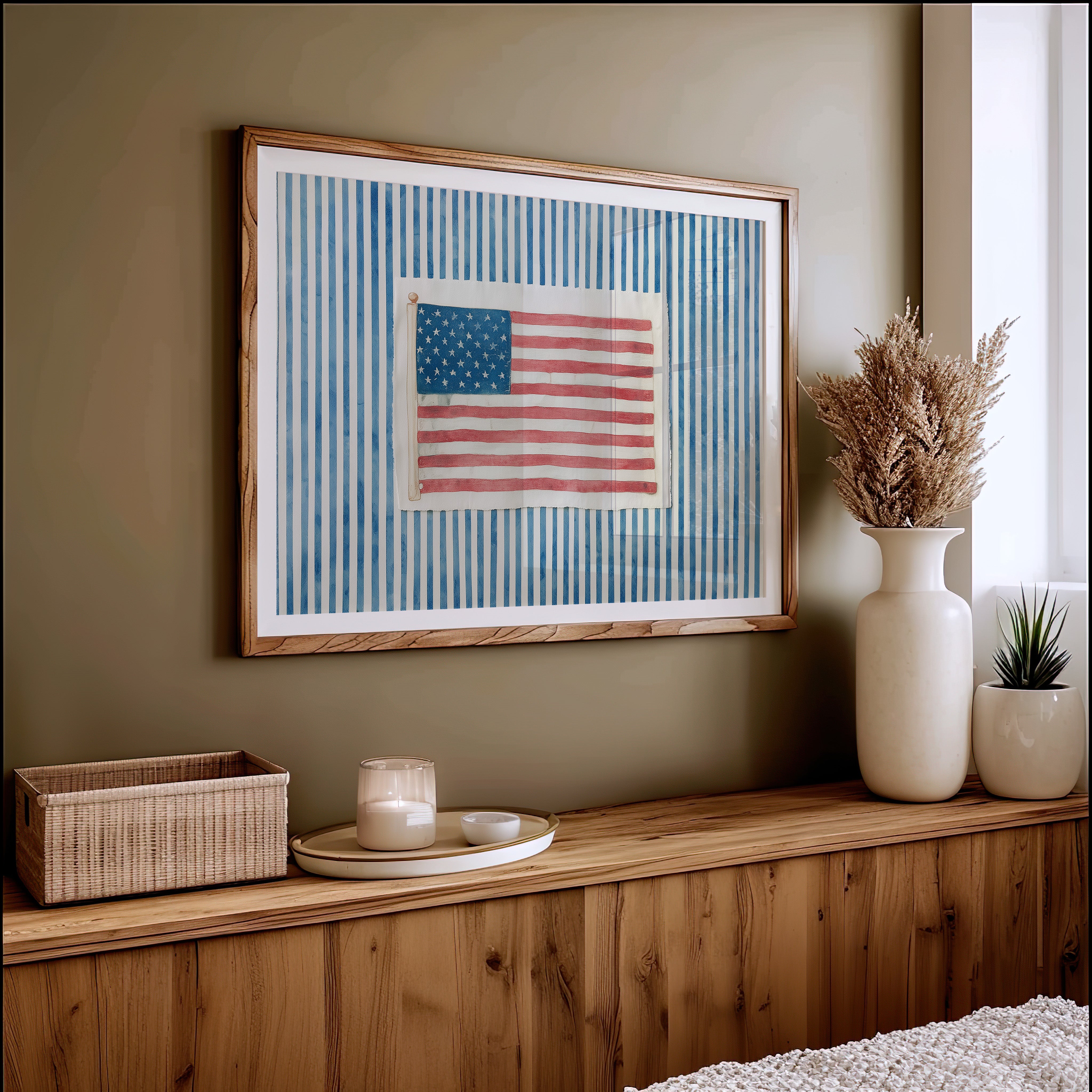 Stars Shine Between Summer Stripes