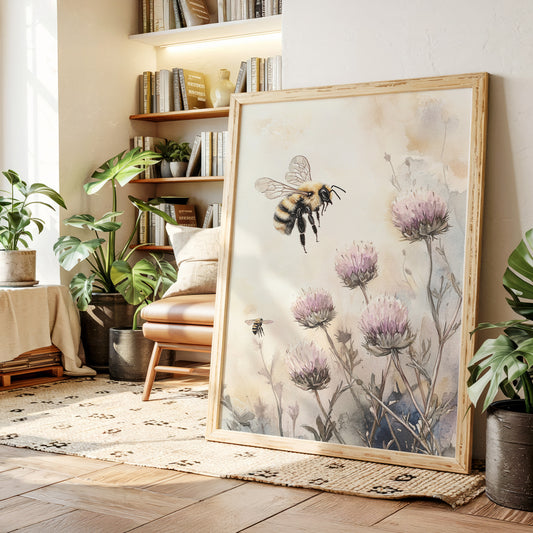 Pollinators Dance Among Petals