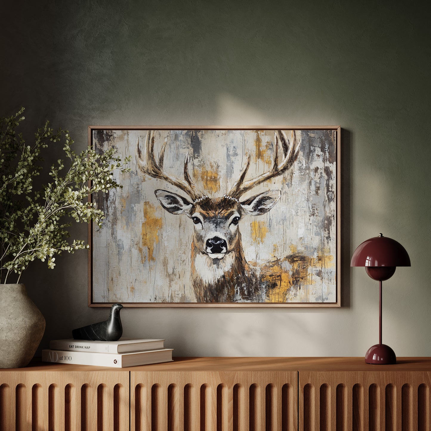 Noble Stag In Golden Light