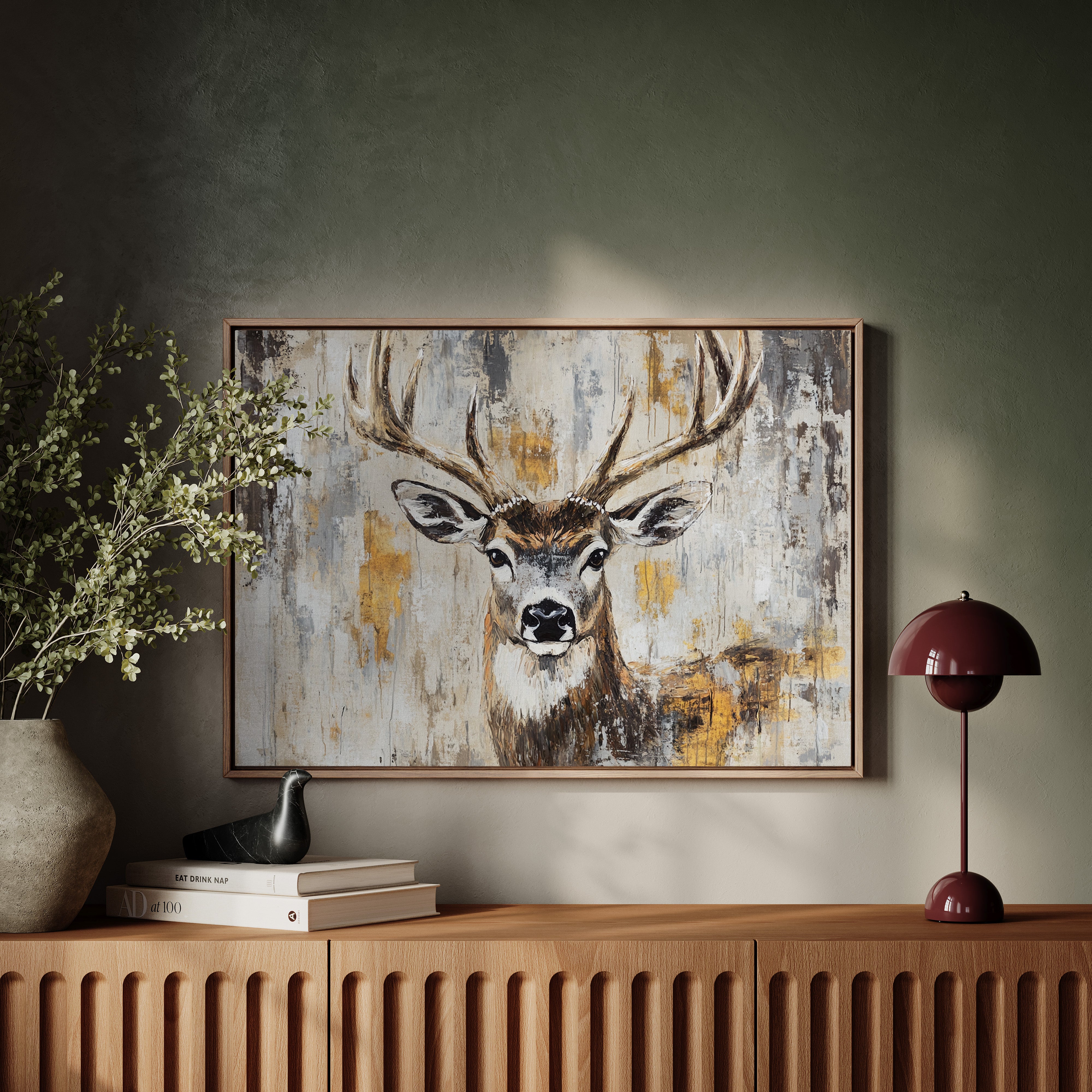 Noble Stag In Golden Light