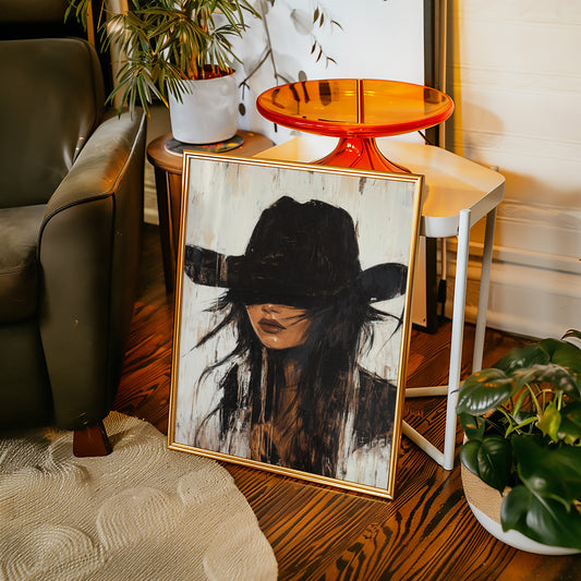 Outlaw Grace Western Cowgirl Portrait