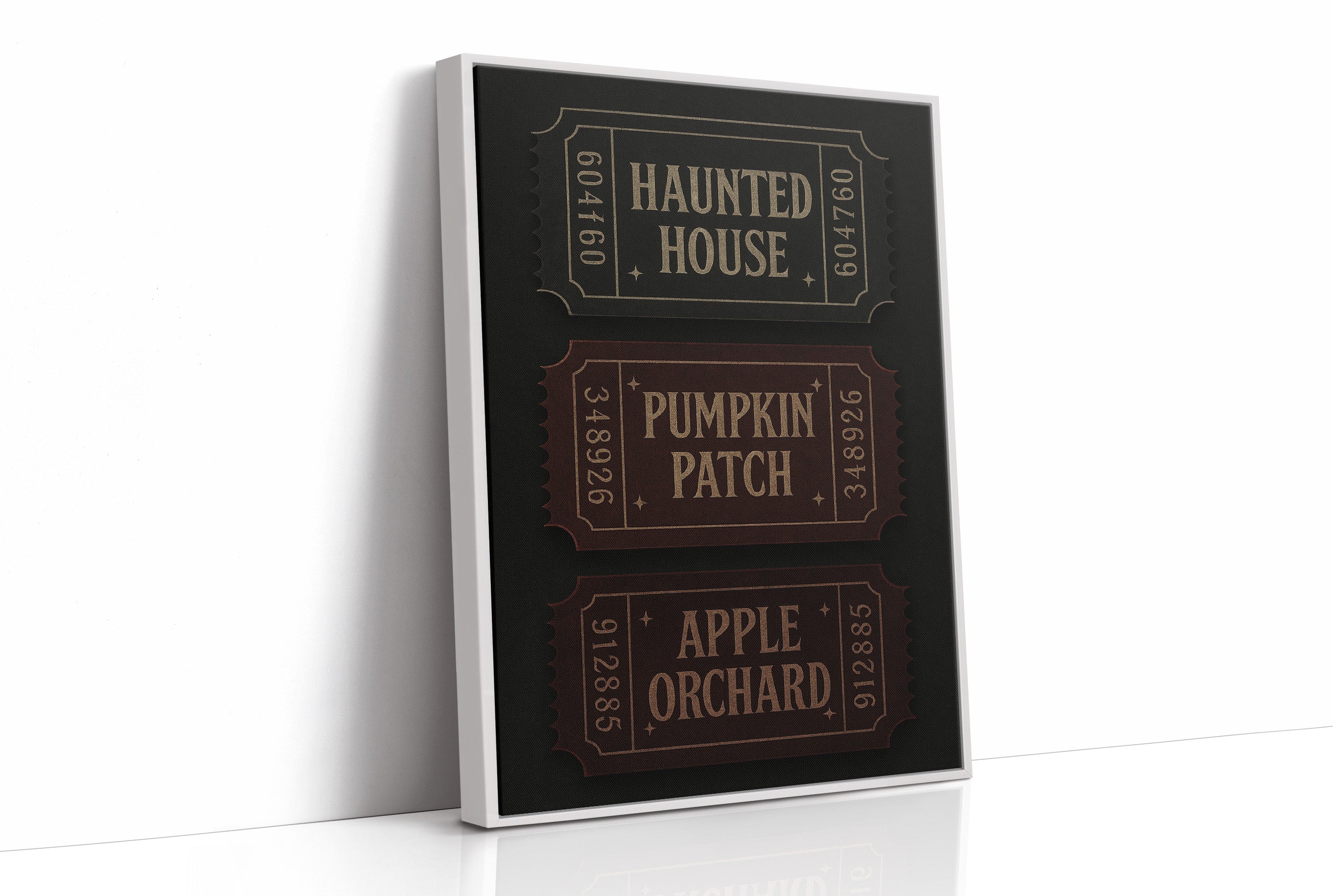 Autumn's Passage Through Vintage Tickets