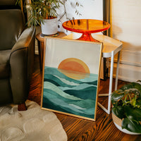 When Waves Embrace the Horizon