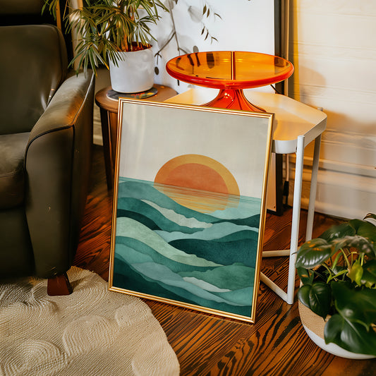 When Waves Embrace the Horizon