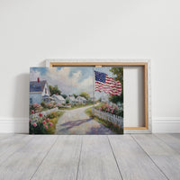 Where Roses Bloom and Flags Wave