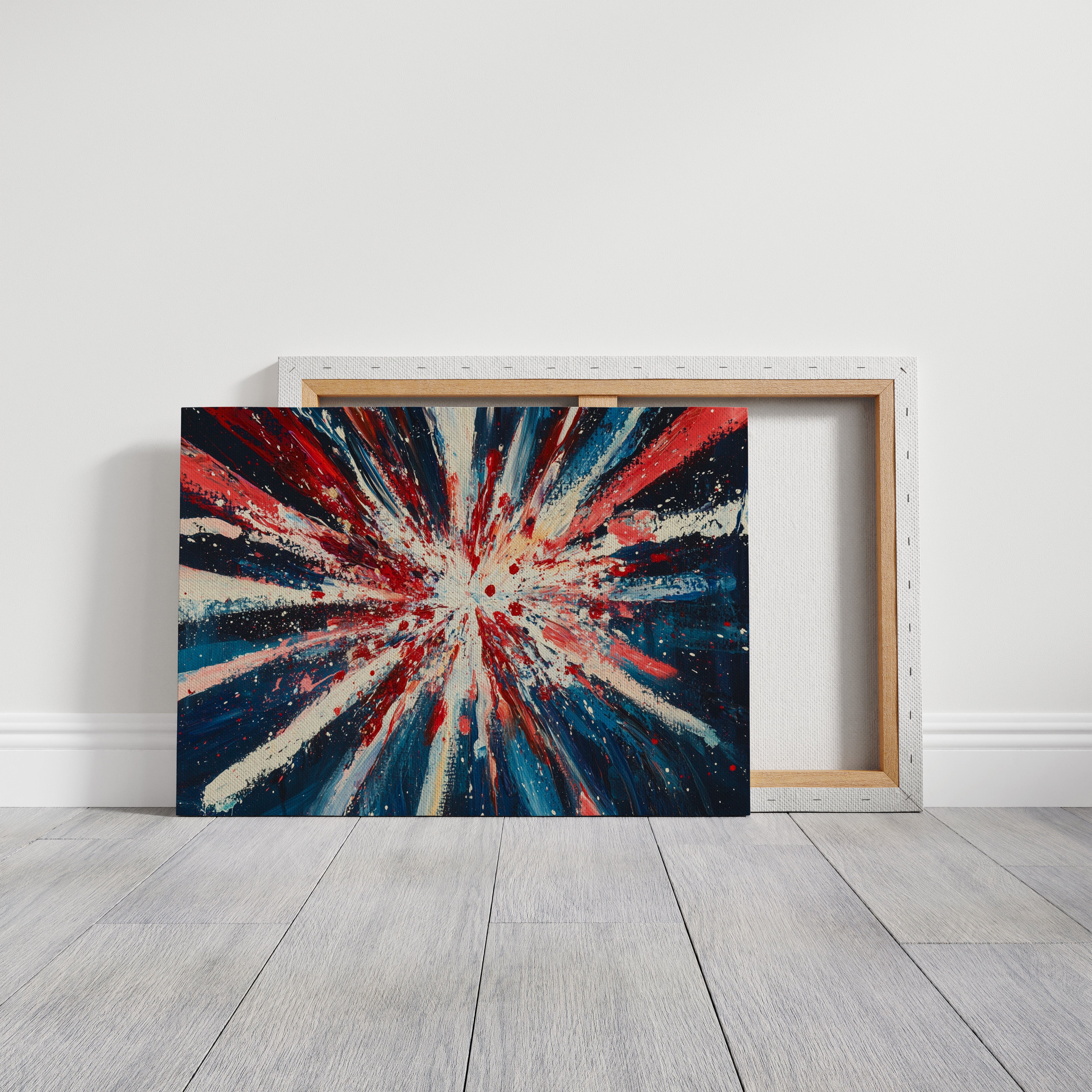 Stars Burst Into Patriotic Light