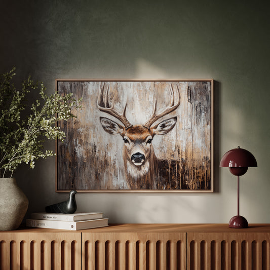 Noble Buck In Winter Light