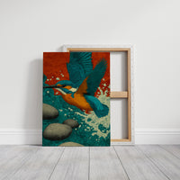 Kingfisher Breaks the Surface