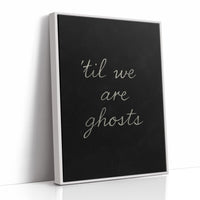 Haunting Words On Midnight Canvas
