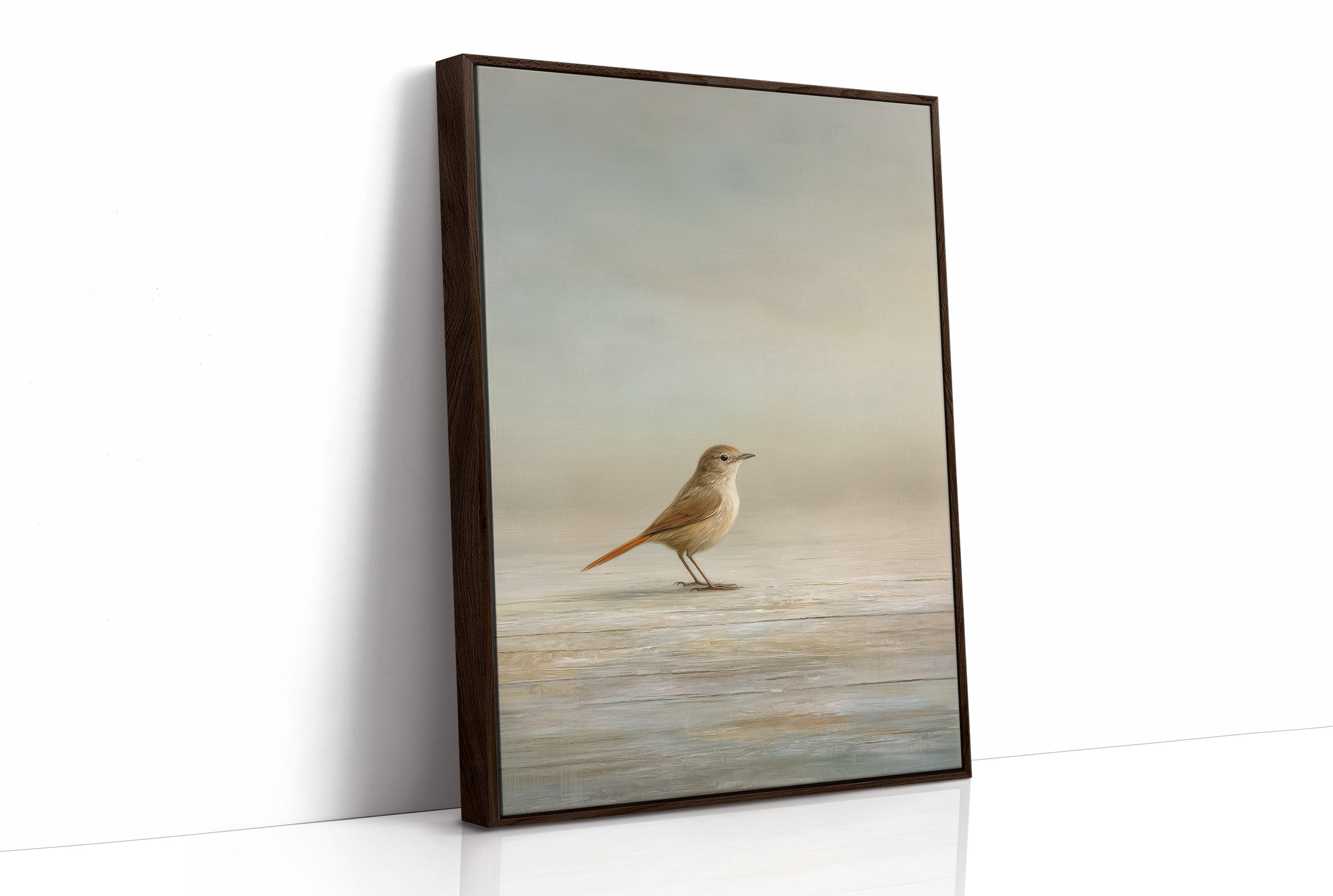 Solitary Songbird On Muted Horizon