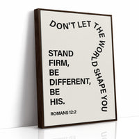 Stand Firm Be His