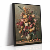 Blush and Burgundy: An Autumn Bouquet in Bloom