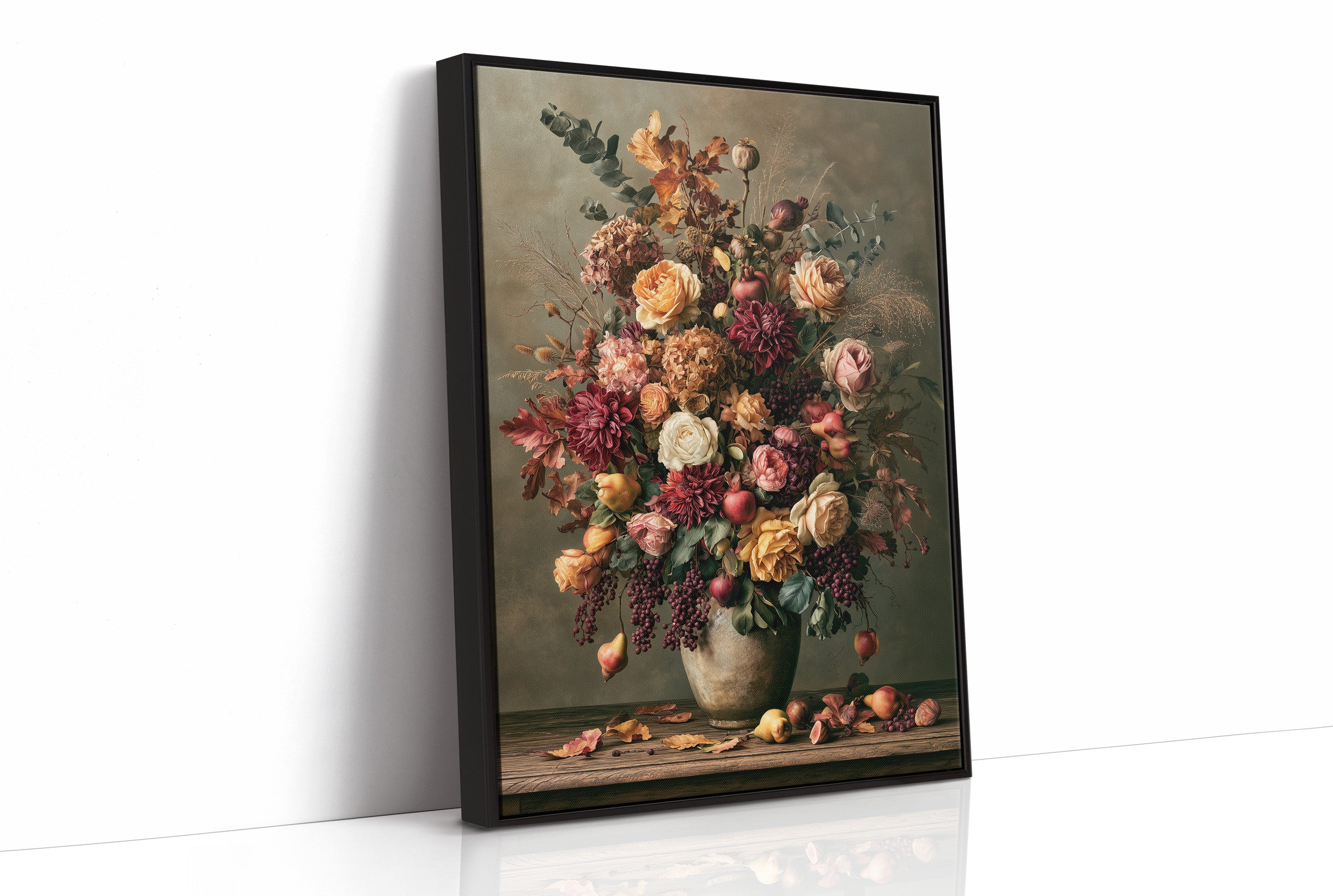 Blush and Burgundy: An Autumn Bouquet in Bloom