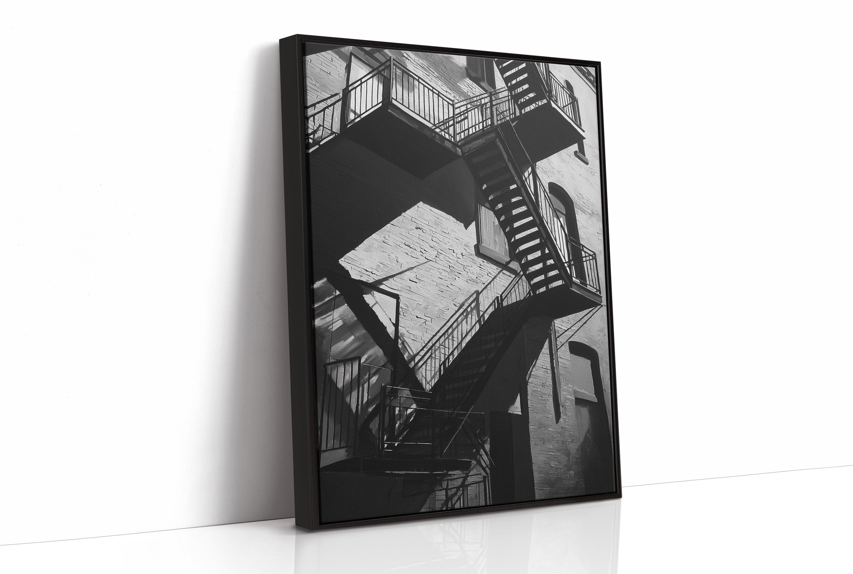 Shadows On The Fire Escape