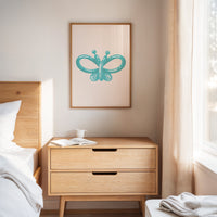 Turquoise Wings Paint Morning Fresh
