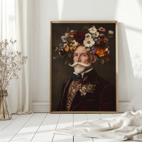 Velvet Gentleman in Wildflower Crown
