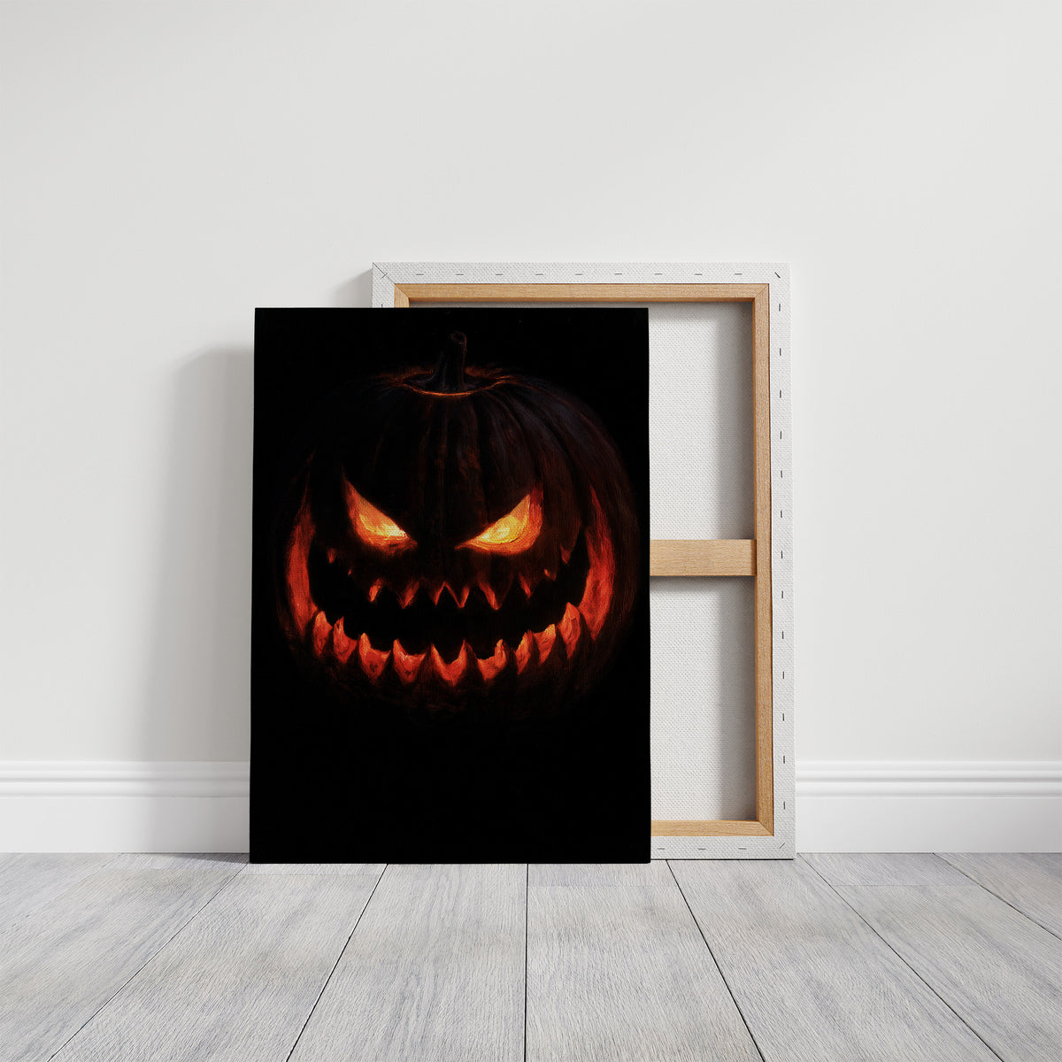 Lit From Within, Not In A Nice Way, gallery wrapped canvas print shown front on