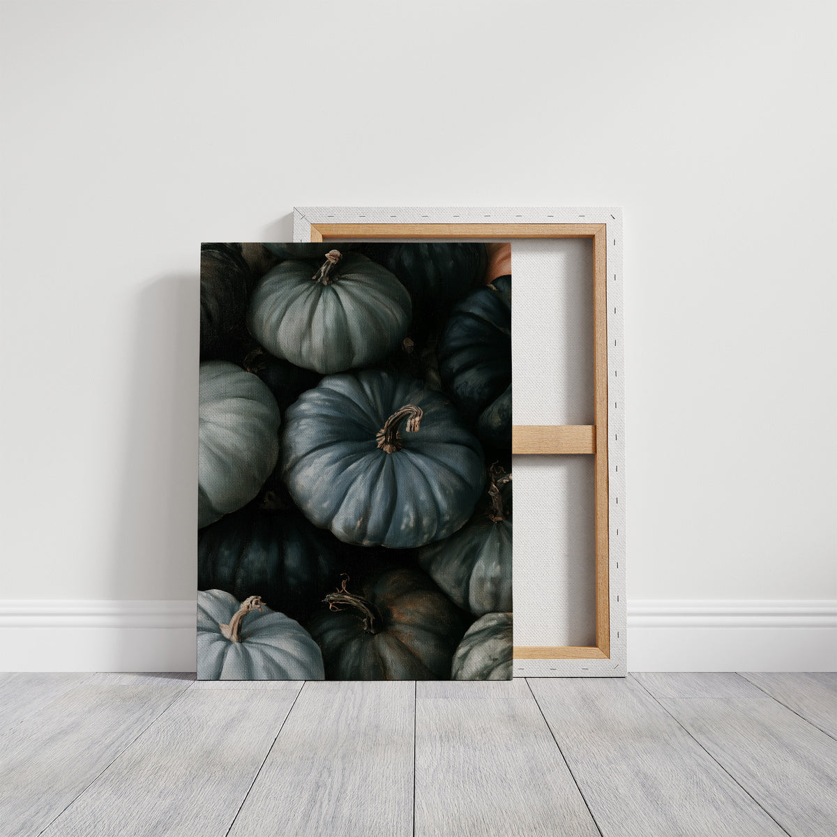 Feeling A Little Blue kin, gallery wrapped canvas print shown front on