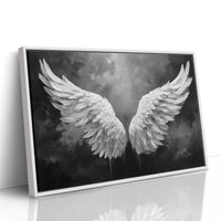 Silver Wings Against Storm Clouds