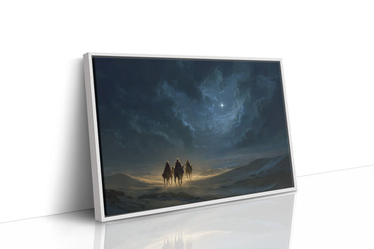 Celestial Beacon Guides Desert Wanderers