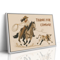 Cowgirl Wrangling Words of Thanks