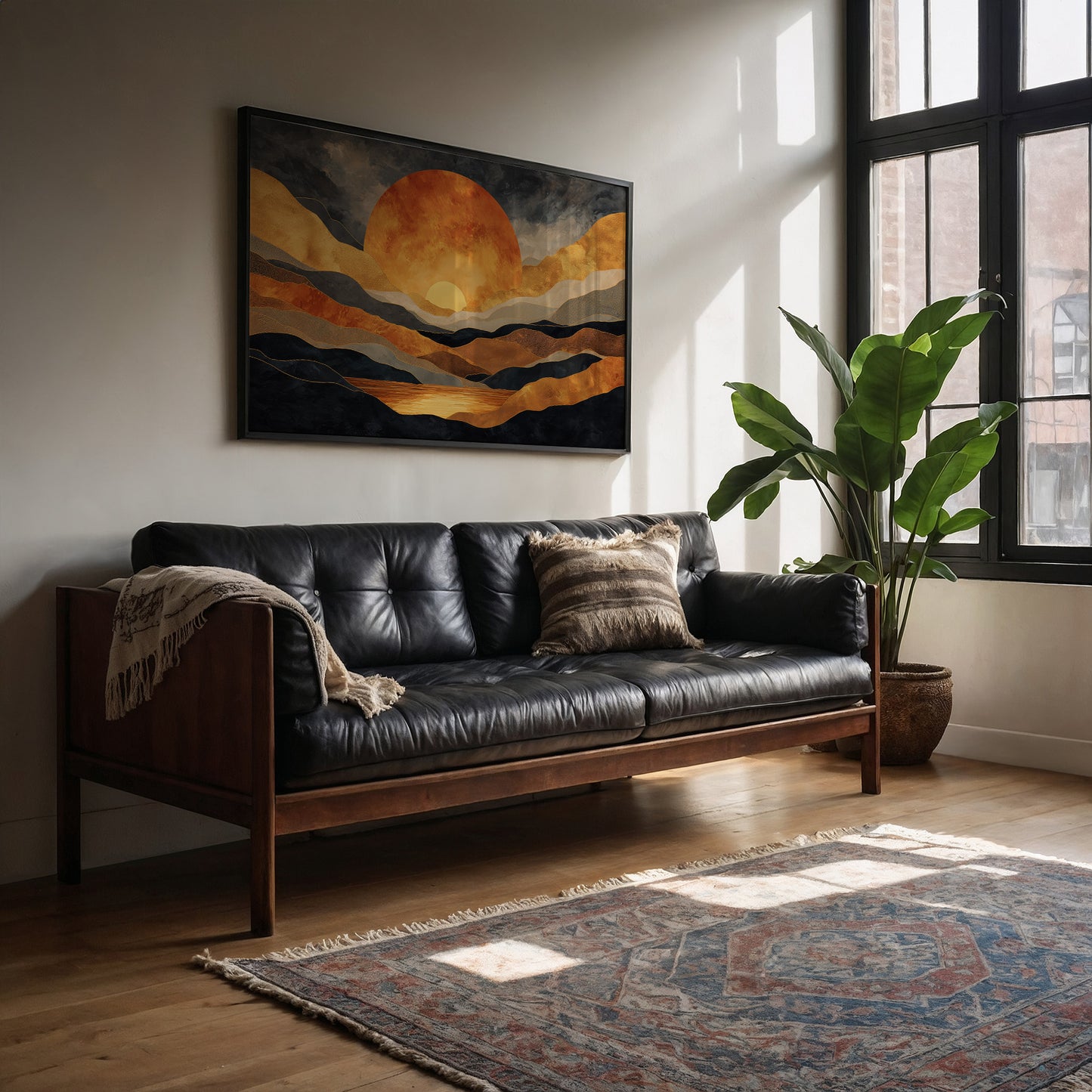 Mountains Hold The Copper Moon