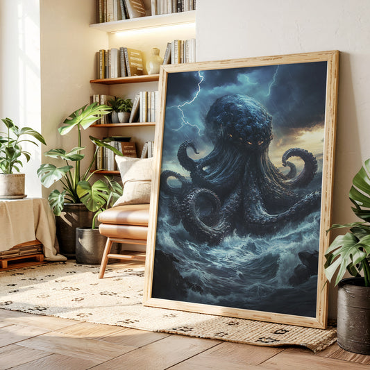 Awakening Beneath Stormy Skies