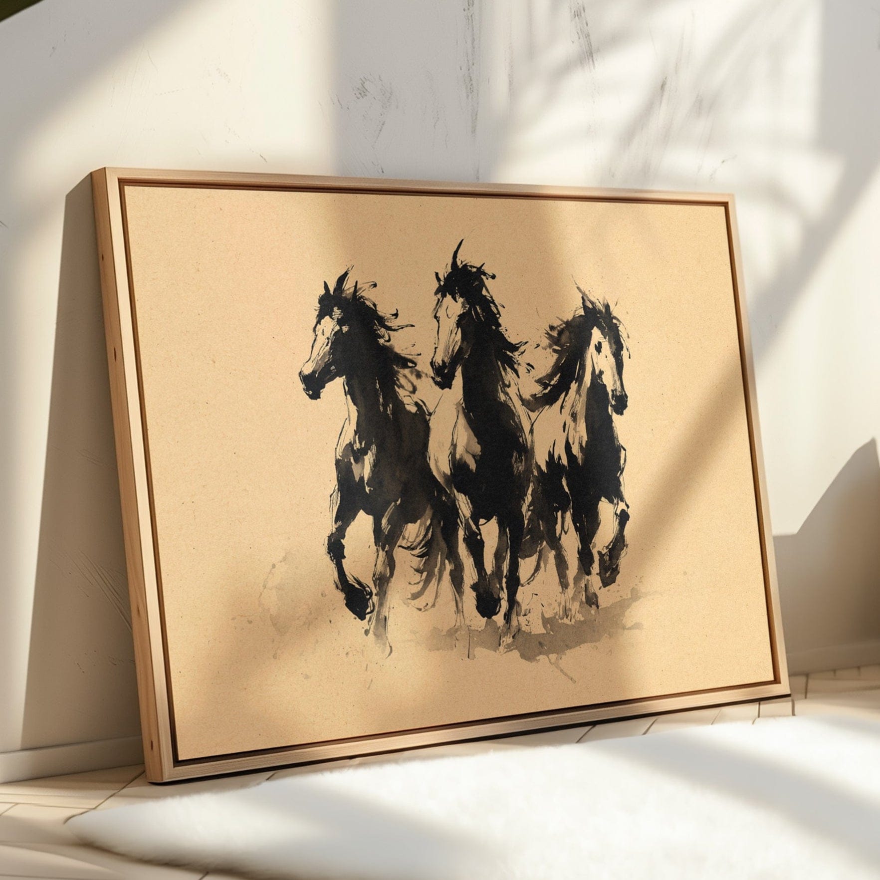 Wild Horses Dance In Ink